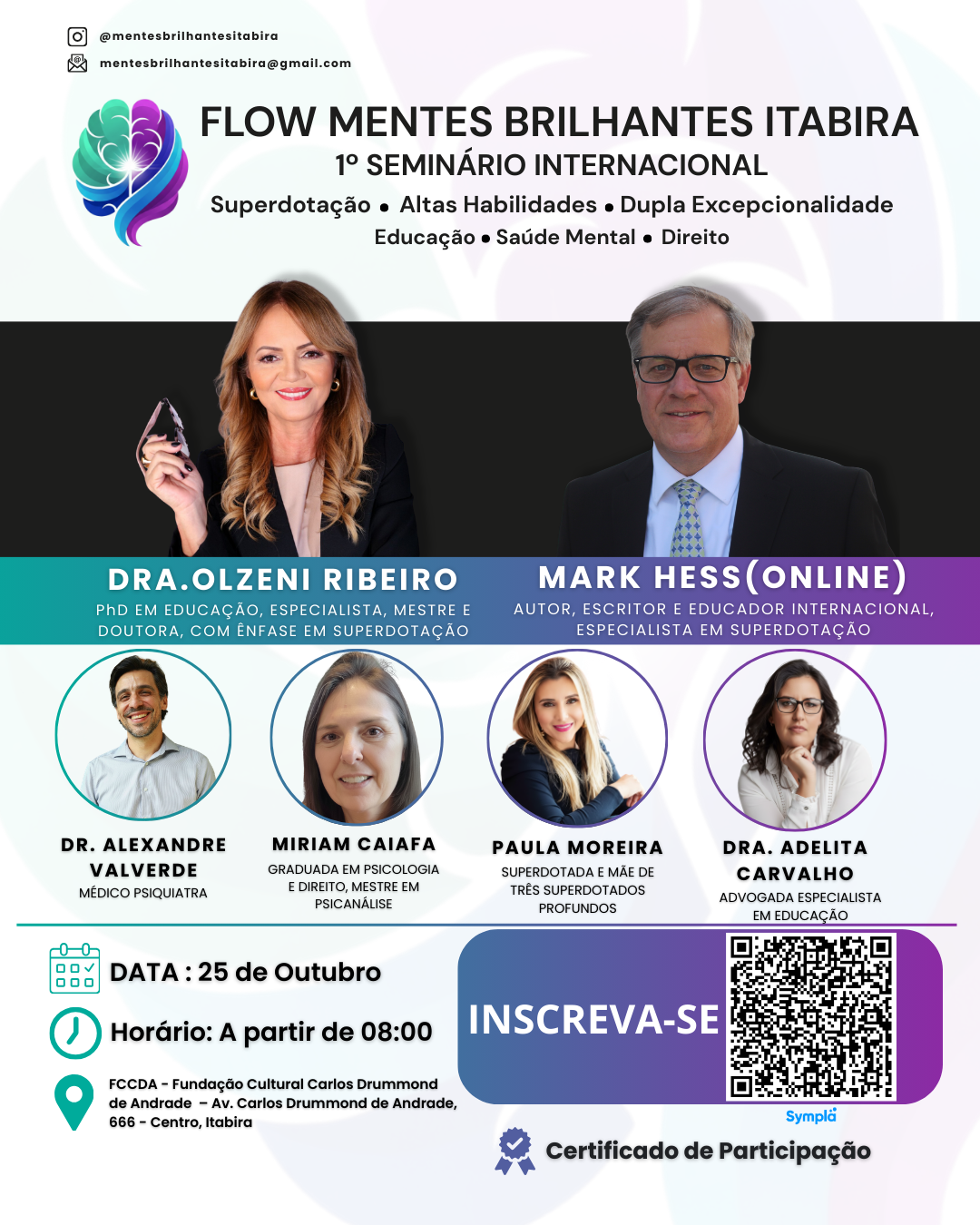 1º Seminário Internacional Flow Mentes Brilhantes Itabira